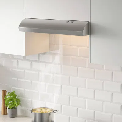 Ikea Genomdriva Under Cabinet Range Hood, Stainless Steel, Width: 30 "
