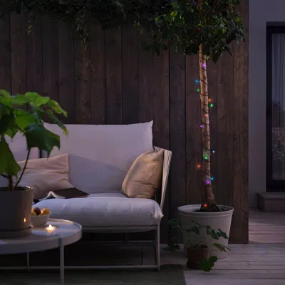 Ikea Getkål Led Lighting Chain, Adjustable Color Battery Operated/outdoor, 177 1/8 "
