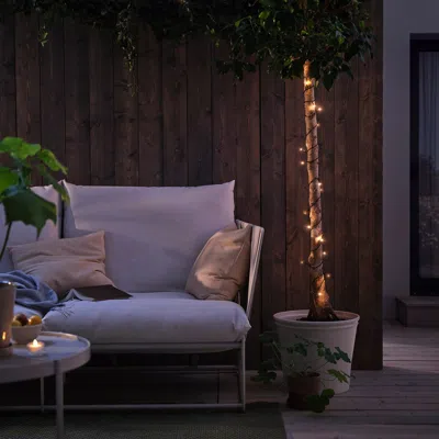 Ikea Getkål Led Lighting Chain, Battery Operated Outdoor, 177 1/8 "