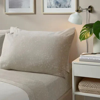 Ikea Ginstfältmal Sheet Set, Beige/white, Full/double