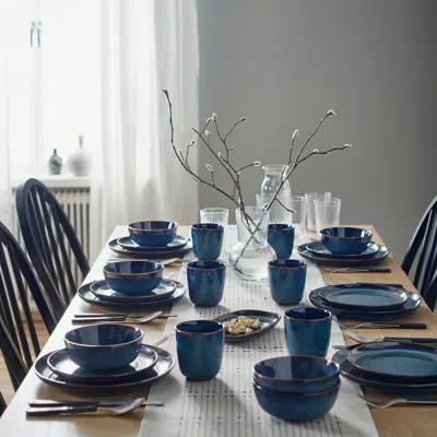 Ikea Gladelig 18-piece Dinnerware Set, Blue