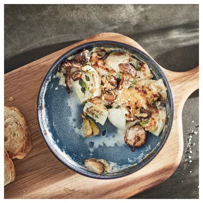 Ikea Gladelig Baking Dish, Blue, 8 "