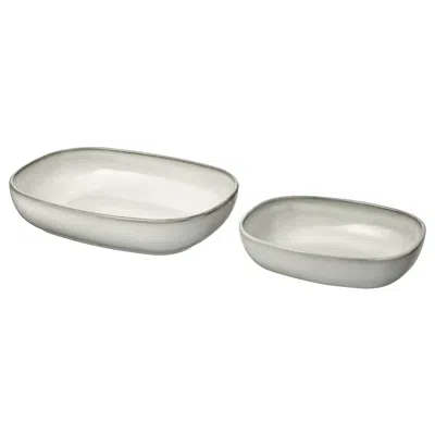 Ikea Gladelig Baking Dish, Set Of 2, Gray