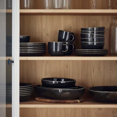 Ikea Gladelig Mug, Dark Gray, 13 oz