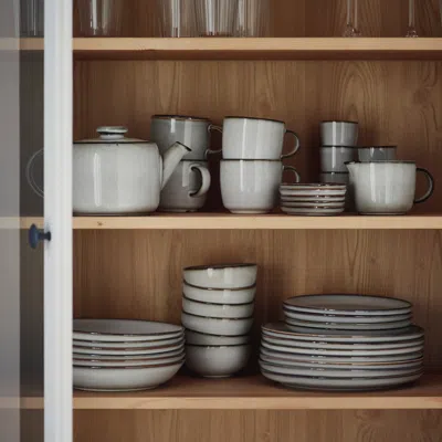 Ikea Gladelig Side Plate, Gray, 8 "