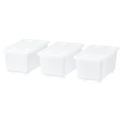 Ikea Glis Box With Lid, Clear, 6 ¾x4 "