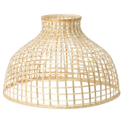 Ikea Gottorp Pendant Lamp Shade, Bamboo, 22x15 " In Brown