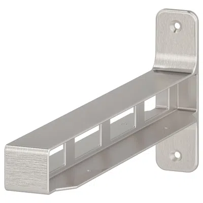 Ikea Granhult Connecting Bracket, Nickel Plated, 11 3/4x4 3/4 "