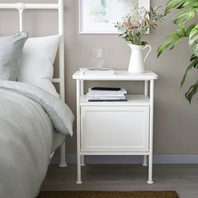 Ikea Gråfjället Nightstand, White, 17 3/4x14 1/8x23 1/4 "