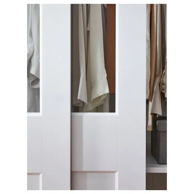 Ikea Grimo Pair Of Sliding Doors, Glass/white, 78 3/4x92 7/8 "