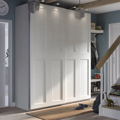 Ikea Grimo Pair Of Sliding Doors, White, 78 3/4x92 7/8 "