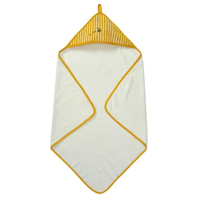 Ikea Grönfink Baby Towel With Hood, Yellow, 31x31 "