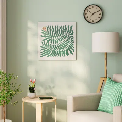 Ikea Grönmes Picture, Checkered Flower, 22x22 "