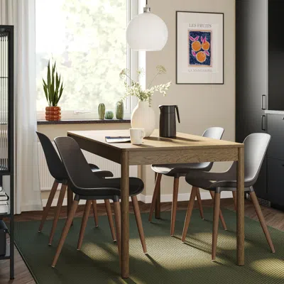 Ikea Grönsta Chair, Indoor/outdoor Gray/dark Brown/wood, Width: 21 1/4 "