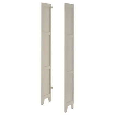 Ikea Gulddragare Side Panel, Left + Right Beige, 13 3/4x84 7/8 " In Gray