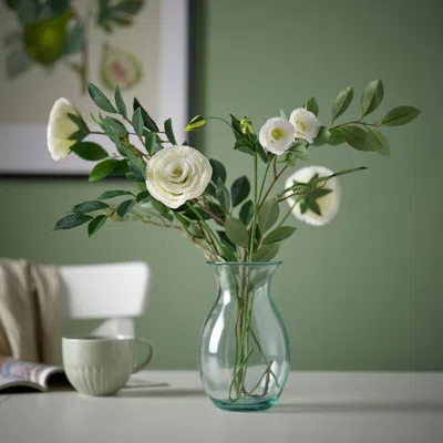 Ikea Guldspett Artificial Flower, Paper/rose White, 19 ¾ "