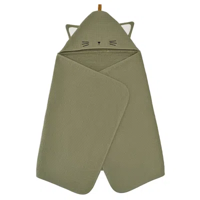 Ikea Guldvävare Baby Towel With Hood, Green, 23 5/8x49 1/4 "