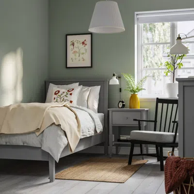 Ikea Gullaberg Bed Frame, Gray, Twin