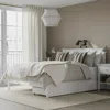Ikea Gullaberg Bed Frame With 2 Storage Boxes, White, Queen In White