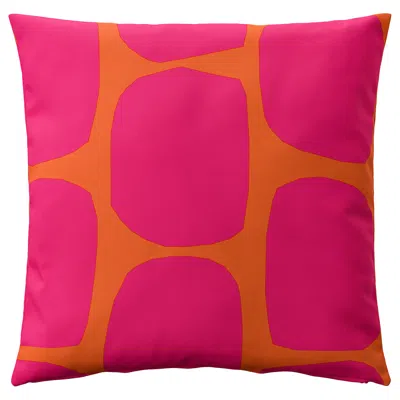 Ikea Gullbergsö Cushion Cover, Bright Pink Bright Orange/outdoor Indoor, 20x20 "