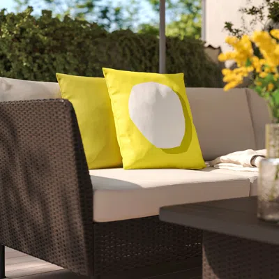 Ikea Gullbergsö / Hjärterö Cushion, Set Of 2, Bright Yellow/white Bright Pink/bright Orange/out/indoor, 1