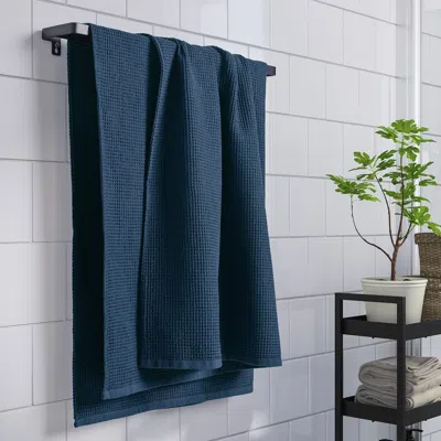 Ikea Gulldyna Bath Sheet, Dark Blue, 39x59 "