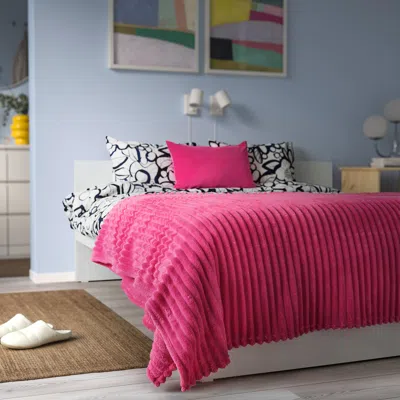 Ikea Gullstråle Bedspread, Bright Pink, King