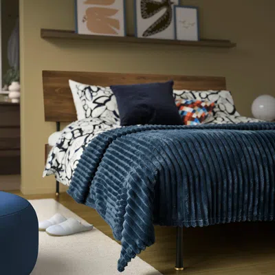 Ikea Gullstråle Bedspread, Dark Blue, Full/queen