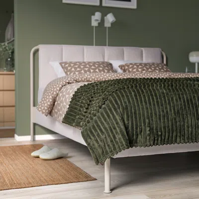 Ikea Gullstråle Bedspread, Gray-green, Full/queen