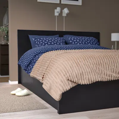 Ikea Gullstråle Bedspread, Light Beige, Full/queen In Blue