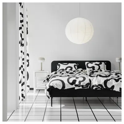 Ikea Gullsudare / Havsdjup Pendant Lamp, White, 27 1/2 "