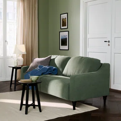 Ikea Gullvalla Sofa, Silkeryd Dark Gray-beige, Armrest Height: 16 1/8 "