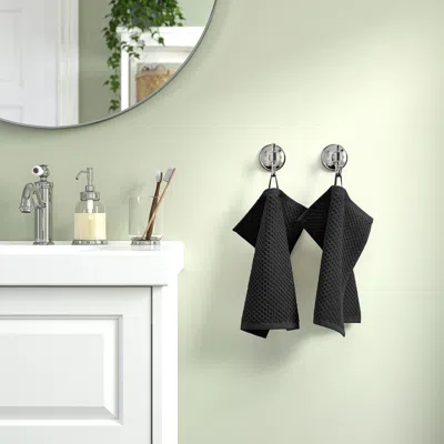 Ikea Gulvial Washcloth, Black, 12x12 "
