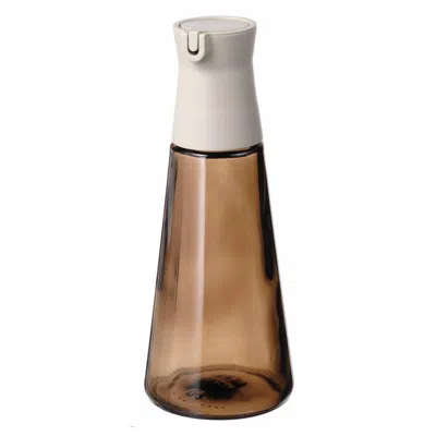Ikea Halvtom Bottle With Pour Spout, Glass/brown, 7 ½ "