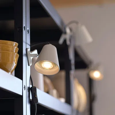 Ikea Havssallad Clamp Spotlight, White, Max.: 8 W In Neutral