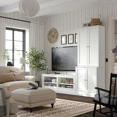 Ikea Havsta Tv Storage Combination, White, 94 7/8x18 1/2x83 1/2 "