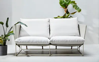 Ikea Havsten Loveseat, Outdoor, Beige/beige