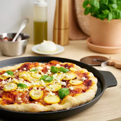 Ikea Havstulpan Pizza Pan, Cast Iron, 13 ¾ " In Black