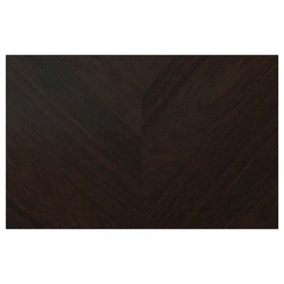 Ikea Hedeviken Door/drawer Front, Dark Brown Stained Oak Veneer, 23 1/2x15 "