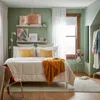 Ikea Hedfryle Comforter Set, White/beige, Full/queen