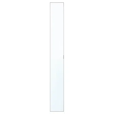 Ikea Åheim Door With Hinges, Mirror Glass, 9 7/8x76 5/8 "