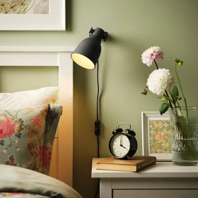Ikea Hektar Wall/clamp Spotlight, Dark Gray, Max.: 7 W