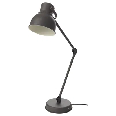 Ikea Hektar Work Lamp, Dark Gray, Max.: 7 W