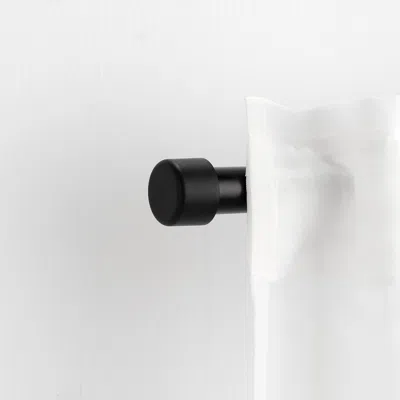 Ikea Heltuss Finials, 1 Pair, Black, Diameter: 1 ½ "