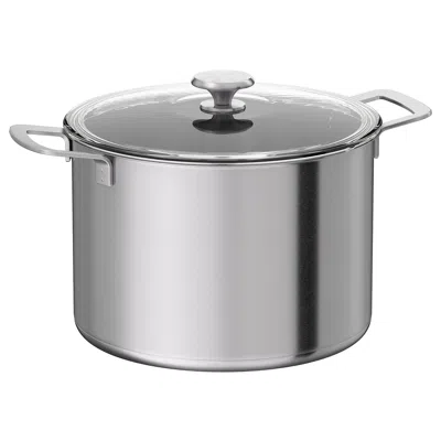 Ikea Hemkomst Pot With Lid, Stainless Steel/glass, 10.6 Qt