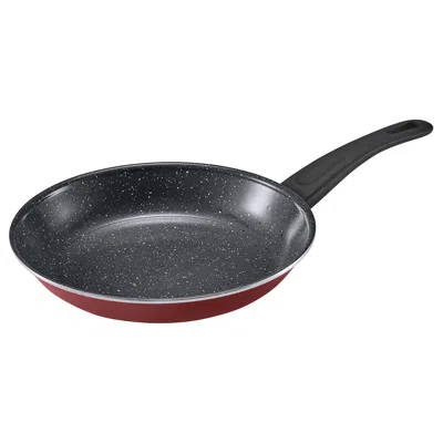 Ikea Hemlagad Frying Pan, Non-stick Coating Red, 11 " In Black