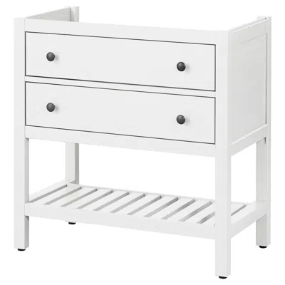 Ikea Hemnes Bathroom Vanity With 2 Drawers, White, 30 "