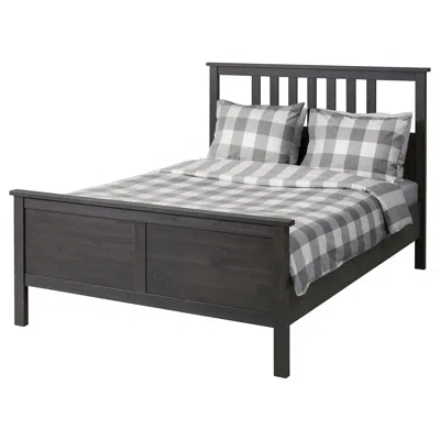 Ikea Hemnes Bed Frame, Dark Gray Stained, Full