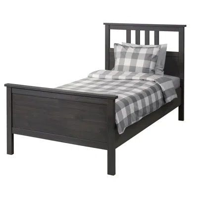 Ikea Hemnes Bed Frame, Dark Gray Stained, Twin