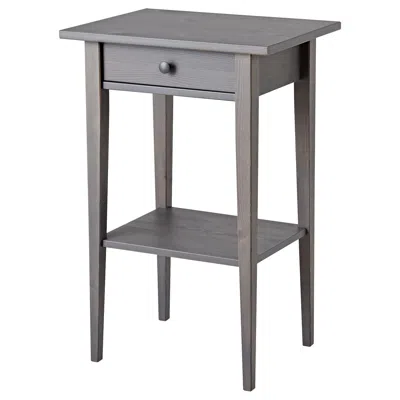Ikea Hemnes Nightstand, Dark Gray Stained, 18 1/8x13 3/4 "